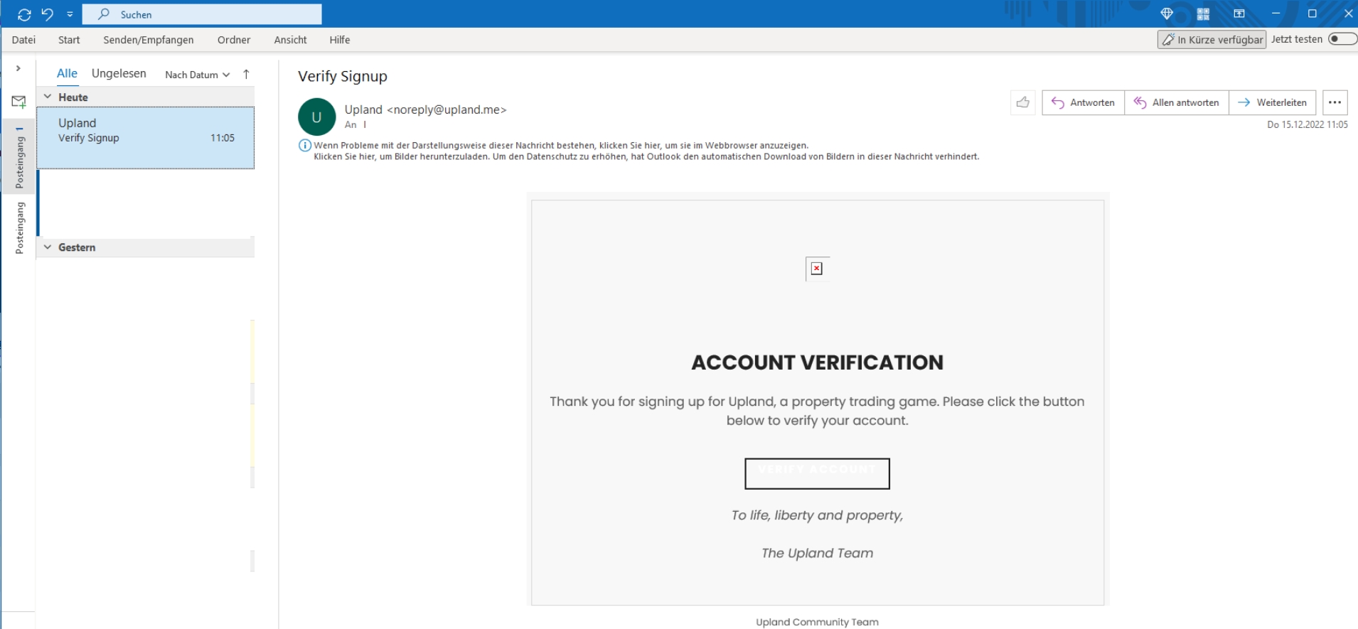 Upland Verification