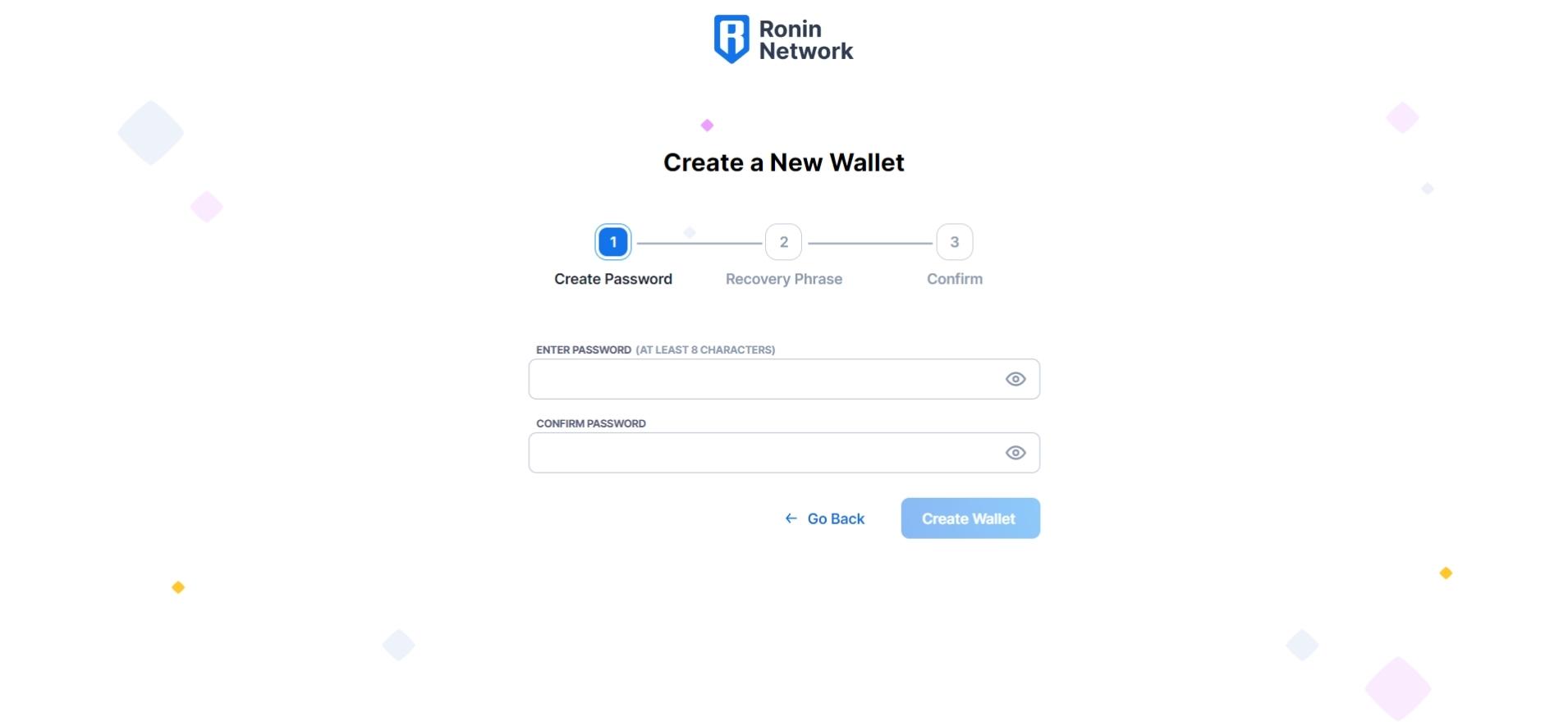 Ronin Wallet Account