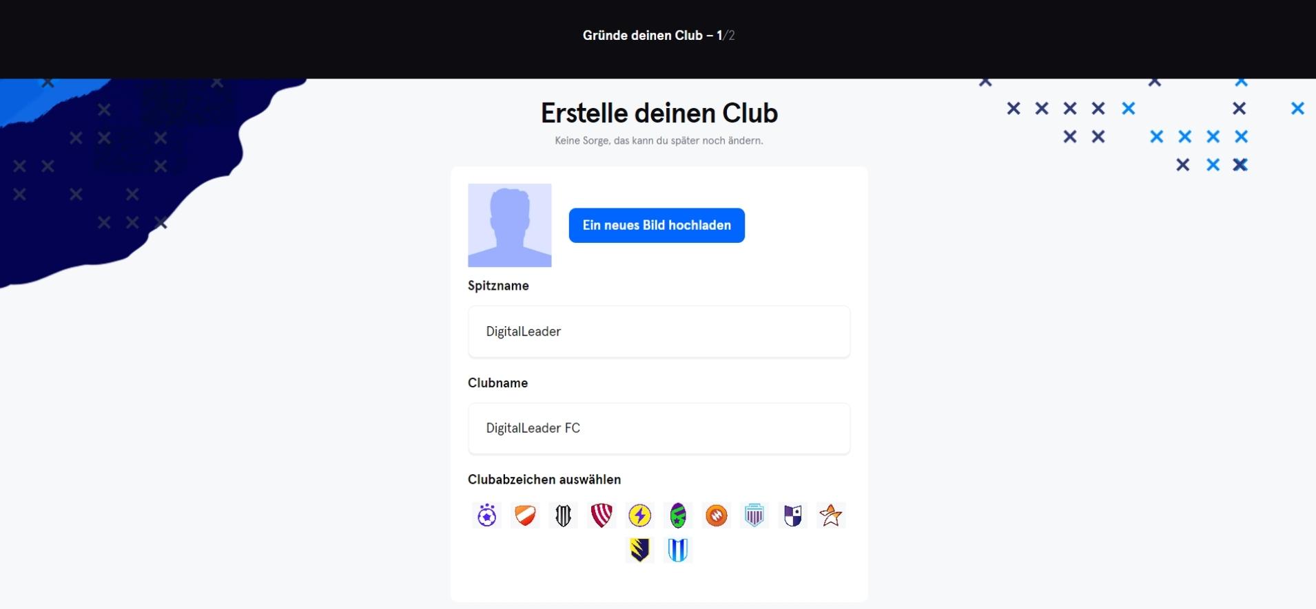 Club erstellen