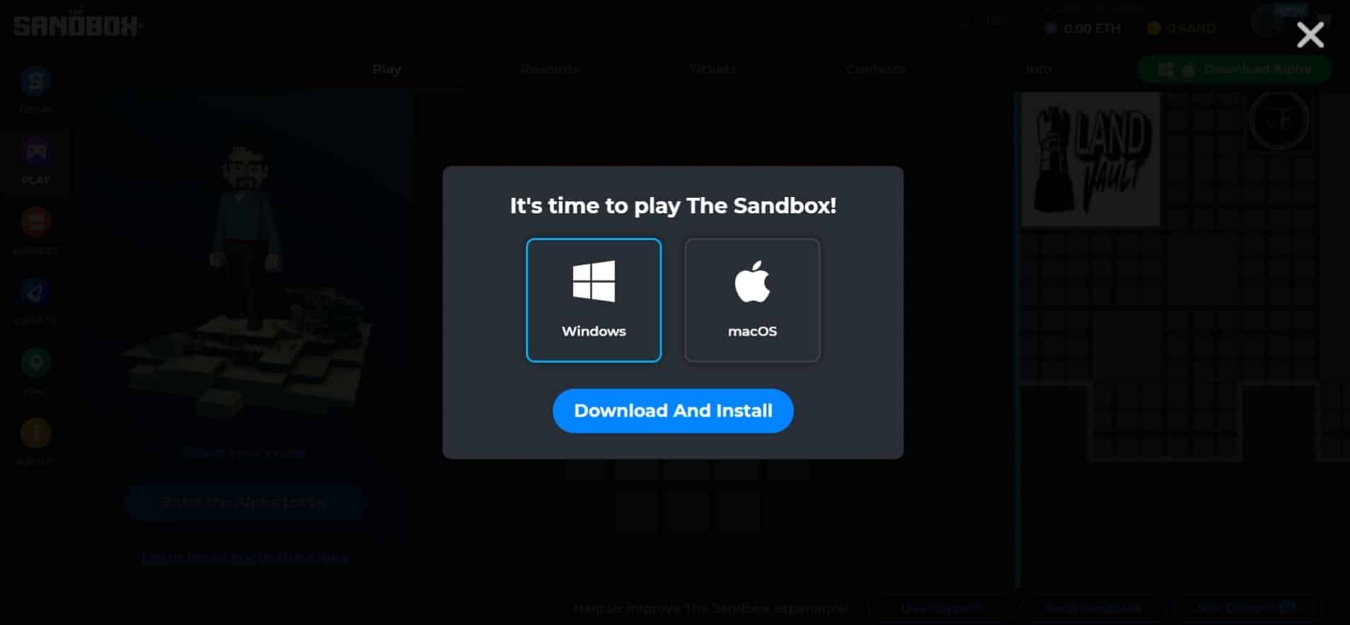 Sandbox Alpha downloaden